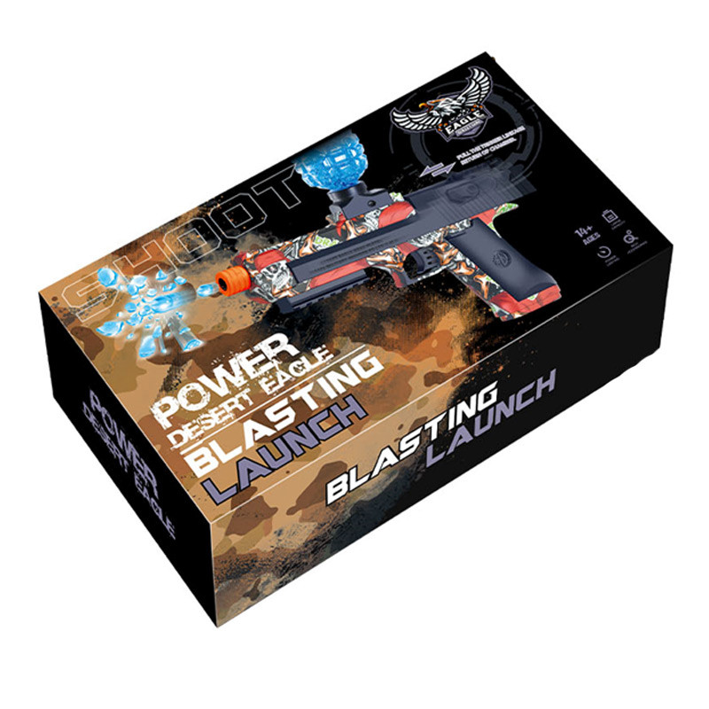 Фото Пістолет на гідрогелевих кульках (орбізах) Power Desert Eagle (Blue Metallic) в маназині vchehle.ua