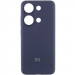 Чехол Silicone Cover Lakshmi Full Camera (AAA) with Logo для Xiaomi Redmi Note 13 Pro 4G (Темно-синий / Midnight blue)