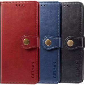Кожаный чехол книжка GETMAN Gallant (PU) для Xiaomi Redmi Note 9S