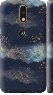 

Чохол Ночь золотые звезды для Motorola Moto G4 / G4 Plus 1406501