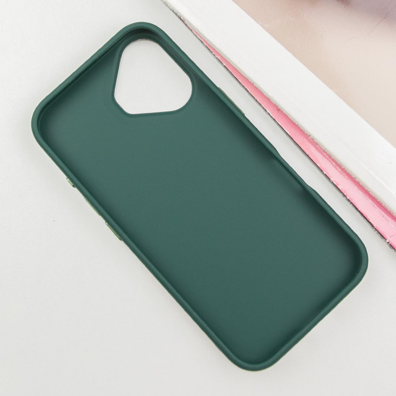 Фото TPU чохол Bonbon Metal Style with Magnetic safe на Apple iPhone 16 Plus (6.7") (Зелений / Pine green) на vchehle.ua