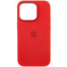 Фото Чехол Silicone Case Metal Buttons (AA) для Apple iPhone 14 Pro (6.1") (Красный / Red) на vchehle.ua