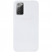 Чехол Silicone Cover Full Protective (AA) для Samsung Galaxy Note 20 (Белый / White)