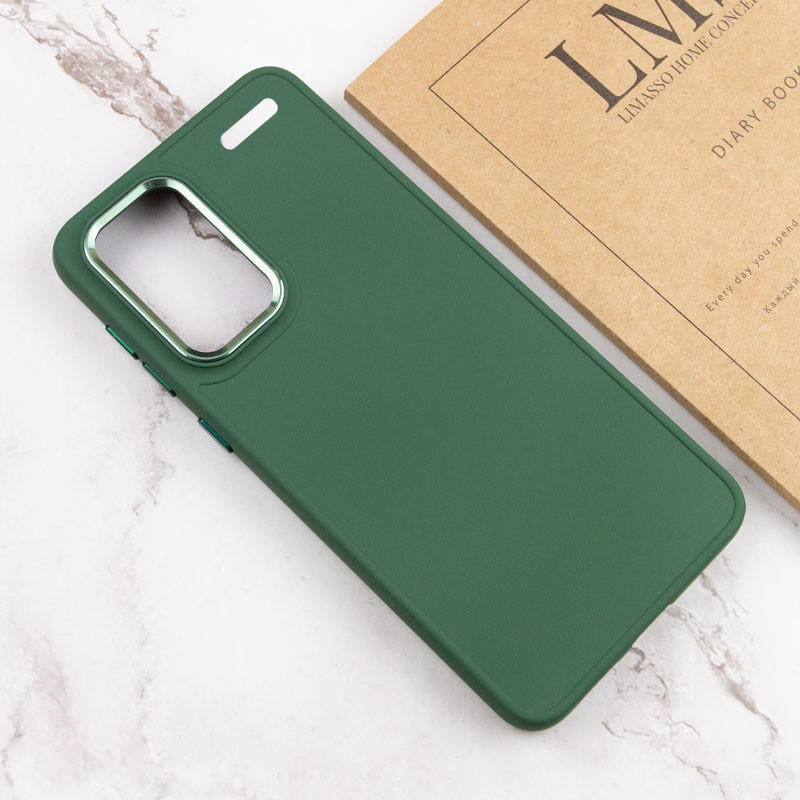 TPU чохол Bonbon Metal Style на Xiaomi Redmi Note 13 Pro+ (Зелений / Pine green) в магазині vchehle.ua