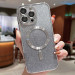 Фото TPU чохол Delight case with Magnetic Safe з захисними лінзами на камеру на Apple iPhone 15 Pro (6.1") (Сірий / Gray) на vchehle.ua