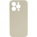 Чехол Silicone Case Full Camera Protective (AA) NO LOGO для Apple iPhone 16 Pro Max (6.9") (Бежевый / Antique White)