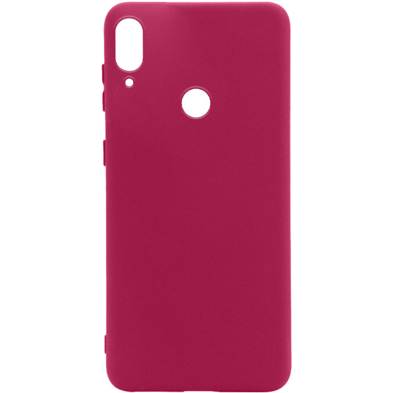 Уценка Чехол Silicone Cover Full without Logo (A) для Huawei P Smart+ (nova 3i) (Дефект упаковки / Бордовый / Marsala)