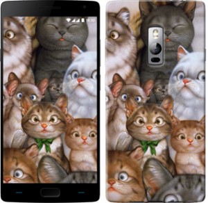 Чехол коты для OnePlus 2