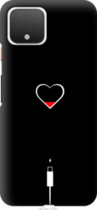 Чехол Подзарядка сердца для Google Pixel 4