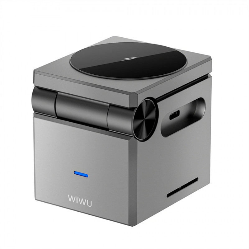 Купить БЗУ WIWU Wi-W030 Planeta Trio 3 in 1 Cableless charger (Gray) на vchehle.ua