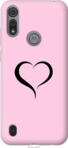 Чехол Сердце 1 для Motorola E6s