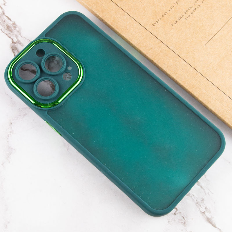 Фото TPU+PC чехол Accent для Apple iPhone 14 Pro (6.1") (Green) на vchehle.ua