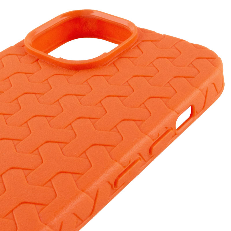 Чохол TPU Weaving на Apple iPhone 12 Pro / 12 (6.1") (Orange) в магазині vchehle.ua