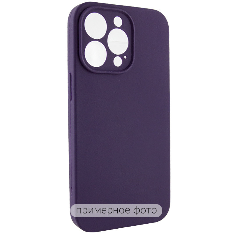 Фото Чохол Silicone Case Full Protective (AA) NO LOGO на Apple iPhone 16 Pro Max (6.9") (Фіолетовий / Elderberry) на vchehle.ua