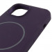 Чохол Silicone Case Full Protective (AA) NO LOGO with Magnetic Safe на Apple iPhone 15 Plus (6.7") (Фіолетовий / Elderberry) в магазині vchehle.ua