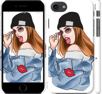 

Чехол Девушка v3 для iPhone 7 (4.7'') 842671