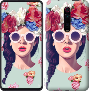 

Чохол Дівчина з квітами на Vivo X27 Pro 778738
