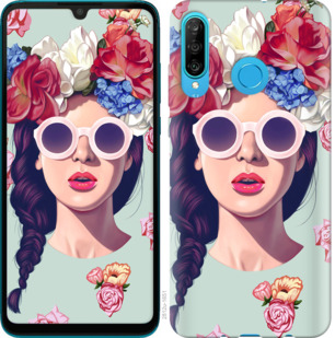 

Чехол Девушка с цветами для Huawei Honor 20 Lite 868526