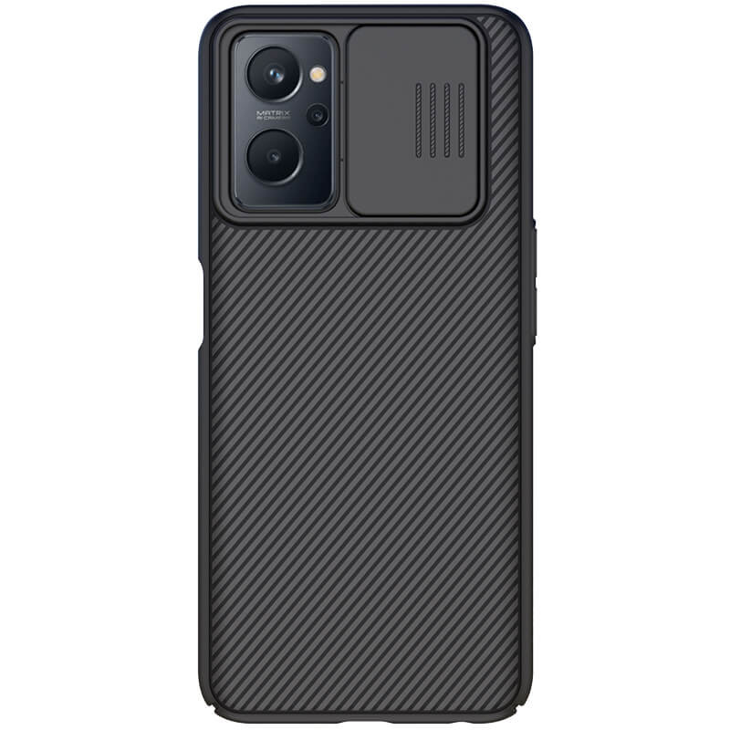 Карбоновая накладка Nillkin Camshield (шторка на камеру) для Realme 9i