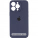 Чохол Silicone Case Full Camera Protective (AA) на Apple iPhone 16 Plus (6.7") (Темно-синій / Midnight blue)