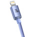 Дата кабель Baseus Crystal Shine Series Type-C to Lightning 20W (1.2m) (CAJY00020) (Purple) в магазине vchehle.ua