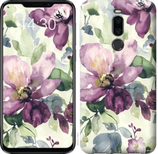 

Чехол Цветы акварелью для Meizu X8 763037