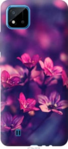 Чехол Пурпурные цветы для Realme C20A