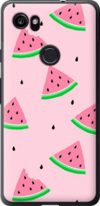 Чехол Розовый арбуз для Google PixeL 2 XL