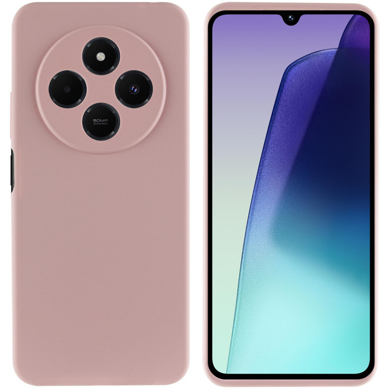 Фото Чохол Silicone Cover Lakshmi Full Camera (AAA) на Xiaomi Redmi 14C / Poco C75 (Рожевий / Pink Sand) на vchehle.ua