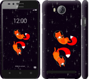 Чехол Лисички в космосе для Huawei Y3II / Y3 2