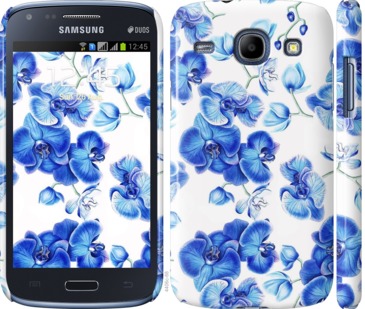 

Чехол Голубые орхидеи для Samsung Galaxy Core i8262 724898