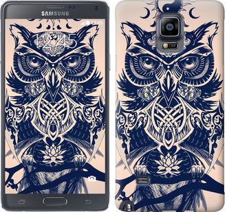 

Чехол Узорчатая сова для Samsung Galaxy Note 4 N910H 627273