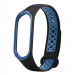 Ремінець Sport для Xiaomi Mi Band 5 / 6 (Чорний / Синій)