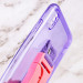 Чохол Handfree з кольоровим ланцюгом на Apple iPhone XS Max (6.5") (Фіолетовий) в магазині vchehle.ua