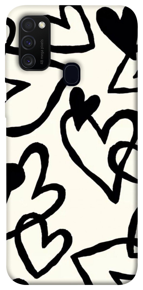 

Чехол Black heart для Samsung Galaxy M21 1098351