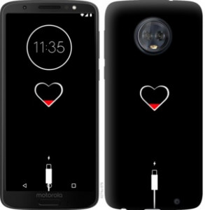 Чохол Підзарядка серця на Motorola Moto G6 Plus