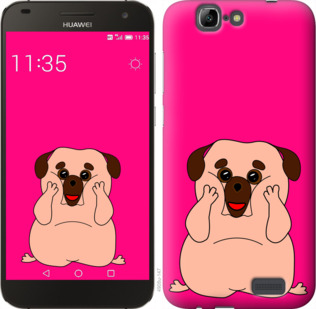 

Чохол Веселий мопс на Huawei Ascend G7 928626