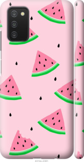 Чехол Розовый арбуз для Samsung Galaxy A03s A037F