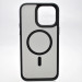 TPU+PC чохол Metal Buttons with Magnetic Safe на Apple iPhone 14 Pro Max (6.7") (Чорний) в магазині vchehle.ua