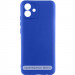 Чехол TPU GETMAN Liquid Silk Full Camera для Samsung Galaxy A17 5G (Синий / Deep navy)