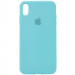 Чохол Silicone Case Full Protective (AA) на Apple iPhone XR (6.1") (Бірюзовий / Marine Green)