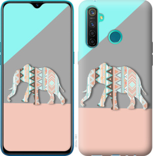 

Чохол Візерунчастий слон на Realme 5 Pro 921407