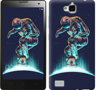 

Чохол Космонавт на скейтборді на Huawei Honor 3C 591497