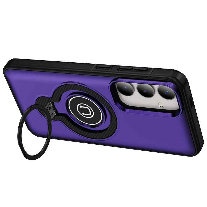 Фото TPU+Textured PC Magnet на Samsung Galaxy S24+ / S25+ (Purple) на vchehle.ua