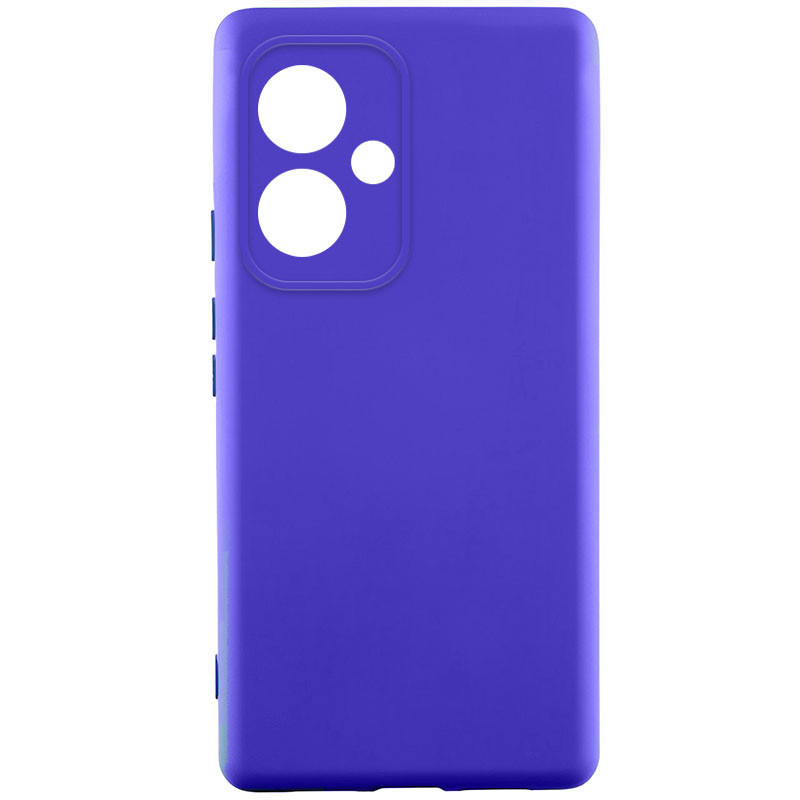 Чохол Silicone Cover Lakshmi Full Camera (AA) на Xiaomi Redmi 13 4G / Poco M6 4G (Синій / Iris)