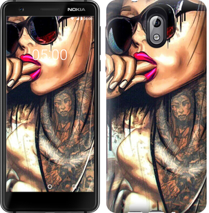 

Чохол Дівчина в тату на Nokia 3.1 668627