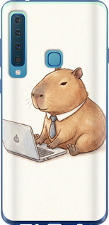 Чехол Funny Capybara CEO Working для Samsung Galaxy A9 (2018)