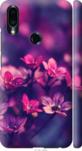 Чохол Пурпурні квіти на Meizu Note 9