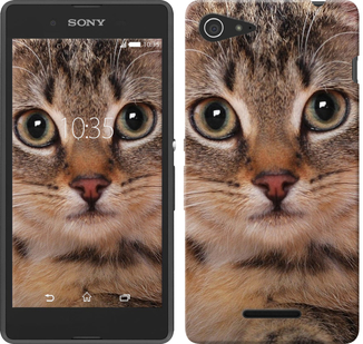 

Чехол Полосатый котик для Sony Xperia E3 D2202 175715