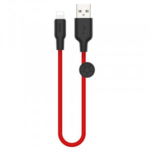 Дата кабель Hoco X21 Plus Silicone Lightning Cable (0.25m)